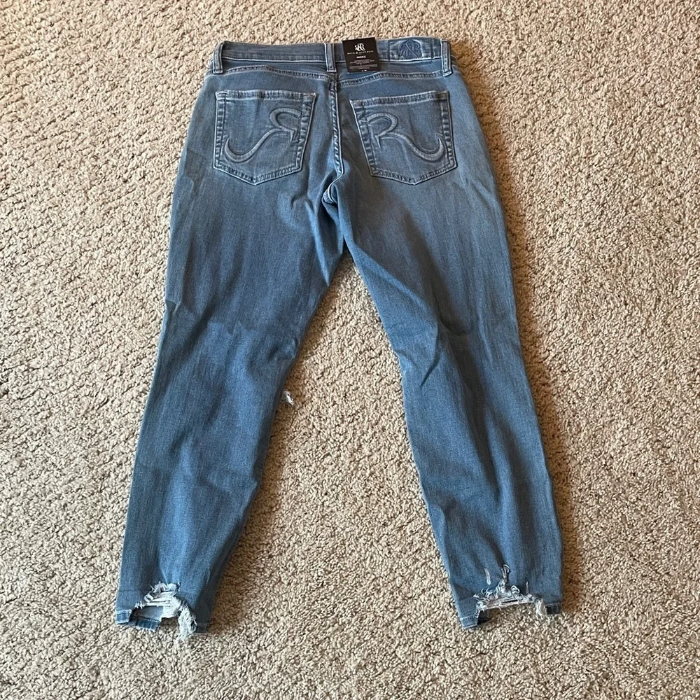 Rock & Republic Women‎ S Mid Rise Indee Boyfriend Jean 6 M